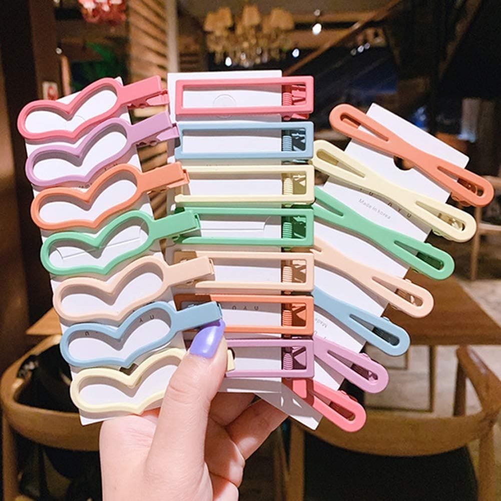 Set Of 7 Colorful Hair Clips, Kid Cute Colorful Hairpin, Droplets Children Hairs BB Clip Hairpin, Cute Women's Frosted Hair Clip, Hollow Geometric Fluffy Hair Clip Set Of 7 Colorful Hair Clips, Kid Cute Colorful Hairpin, Droplets Children Hairs BB Clip Hairpin, Cute Women's Frosted Hair Clip, Hollow Geometric Fluffy Hair Clip